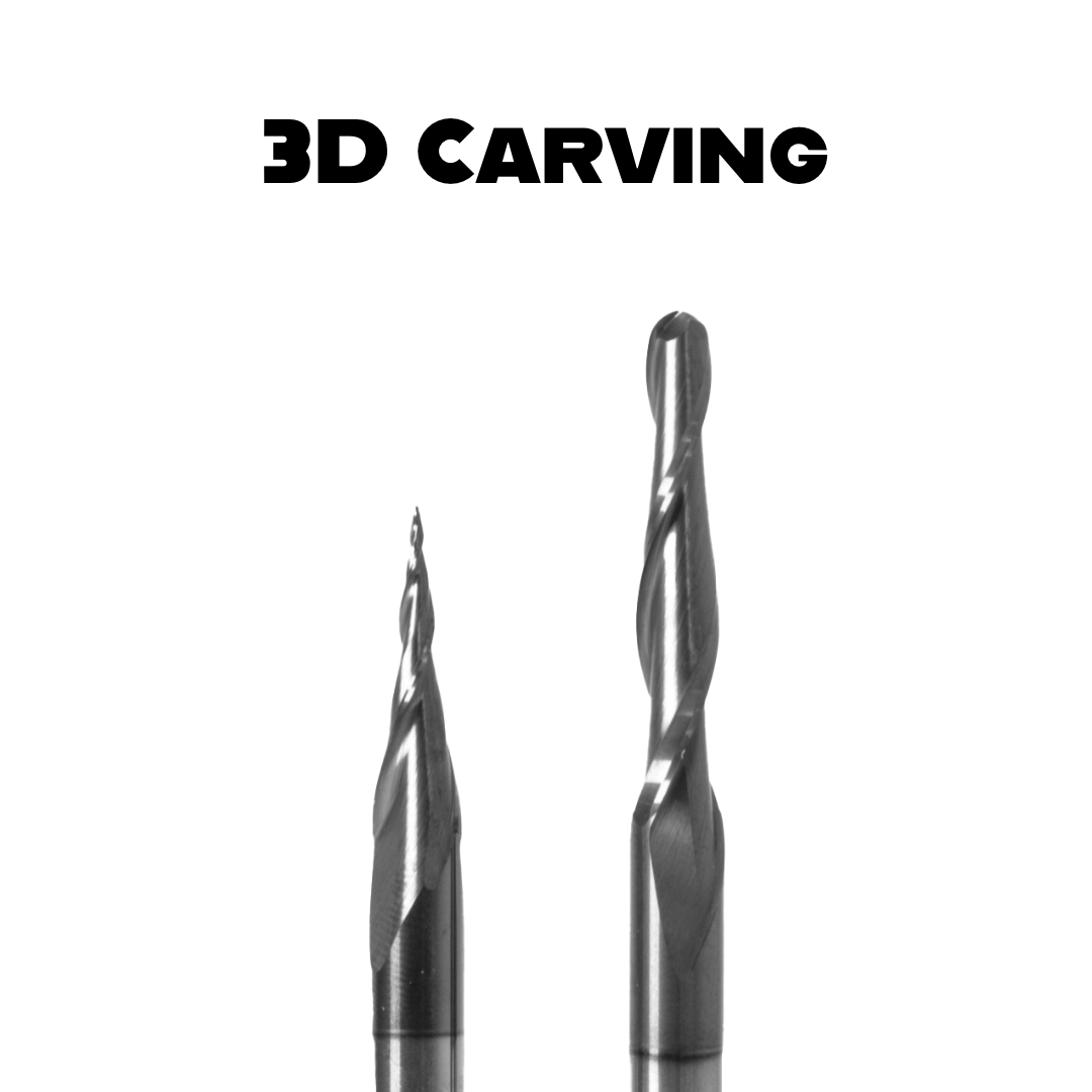 3D Carving CNC Bits