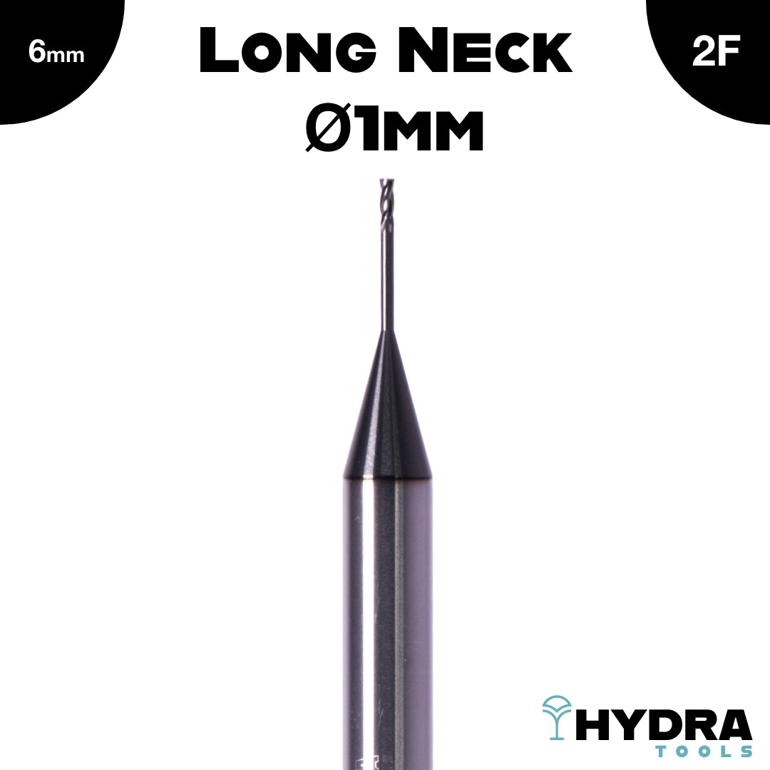 Carbide Long Neck Ø1mm